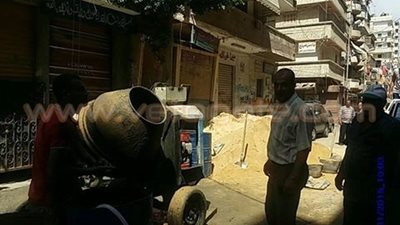 حملة لضبط مخالفات البناء في حي المنتزه أول بالإسكندرية