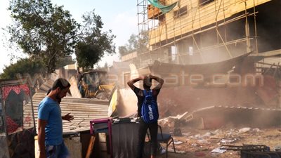 بالفيديو.. إزالة مسجد مخالف بمحيط «مترو حلوان»