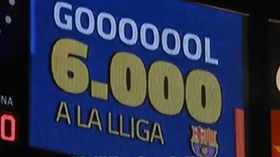 ميسي يتصدر تويتر بعد إحرازه الهدف 6000 لبرشلونة في الليجا