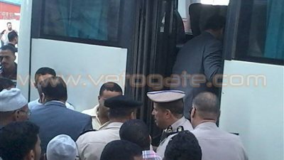 بالصور.. قيادات أمن كفر الشيخ يتفقدون أتوبيس الشرطة