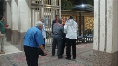 بالصور.. بدء عزاء زوجة الكابتن وجيه أحمد بالحامدية الشاذلية