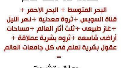 ساخرون: أفضل موارد العالم تساوى دولة بـ