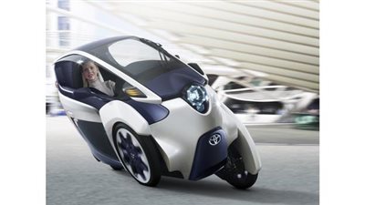 بالصور.. تويوتا I-Road أروع السيارات الثلاثية العجلات في 2013