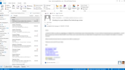 مايكروسوفت تحدث تطبيق البريد الإلكتروني أوتلوك