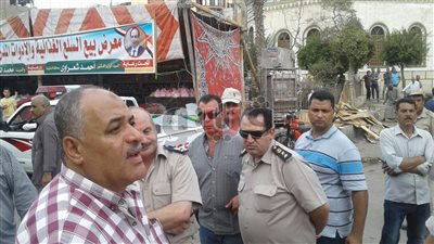 حملة مرافق بدكرنس تحرر 80 محضرا وتزيل تعديا على ألف متر أملاك دولة