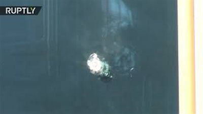 لحظة إطلاق النار على السفارة الأمريكية في تركيا (فيديو)