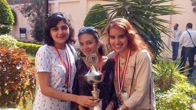 فوز طالبات جامعة القاهرة بالمركز الثاني في أسبوع شباب الجامعات