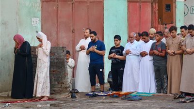 17 صورة ترصد صلاة العيد بمسجد الهدي المحمدي في عين شمس