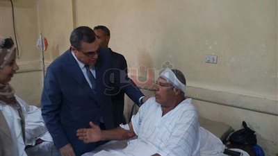 محافظ الفيوم يزور دار أيتام عائشة حسانين والمستشفى العام