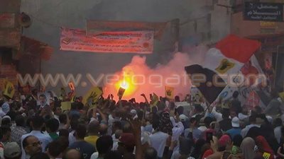 بالصور.. مسيرة لأنصار الإرهابية بالمعادي بعد انتهاء صلاة عيد الأضحى