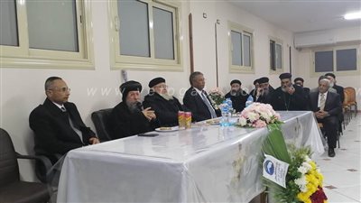 أسقفية كنائس غرب الإسكندرية تستقبل المهنئين بعيد الميلاد | صور