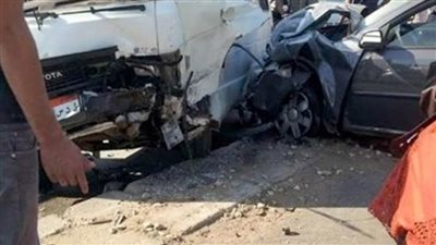 الاستعلام عن حالة المصابين في حادث تصادم سيارة ملاكي بسور محور صفط اللبن