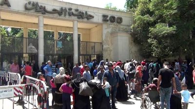 حديقة حيوان الجيزة تستقبل 12 ألف زائر بأول أيام عيد الأضحى