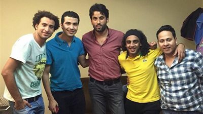 بالصور.. «فتح الله وشهاب الدين وعبد الحكيم» مع نجوم مسرح مصر