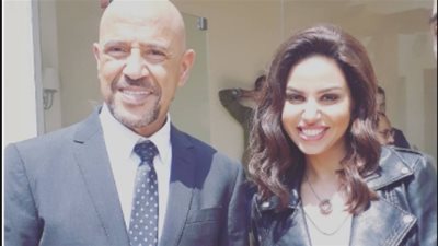 أشرف عبدالباقي ونسرين أمين في كواليس «عائلة زيزو»