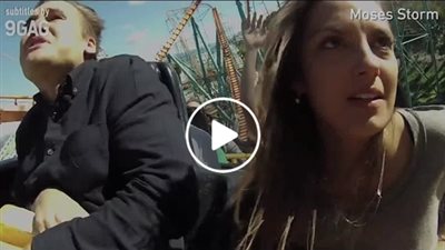 بالفيديو.. شاب ينفصل عن حبيبته بسبب «لعبة ملاهى»