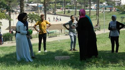 15 صورة ترصد الإقبال على حديقة الفسطاط في ثاني أيام العيد