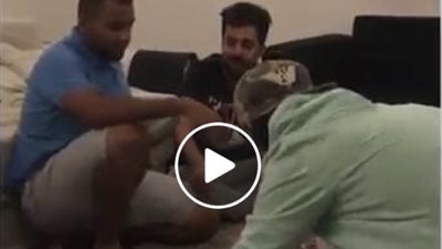 رد فعل مجموعة من الشباب بعد مقلب أحد أصدقائهم (فيديو)
