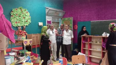 بالصور.. رئيس مدينة سمنود يراجع جاهزية المدارس قبل العام الجديد