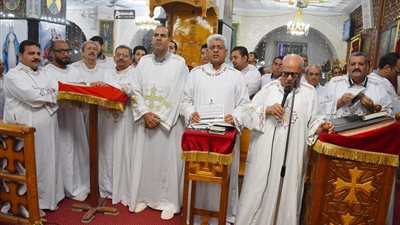 احتفالات مطرانية نقادة بنهضة صوم العذراء (صور)