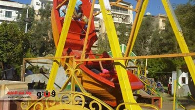 إقبال كثيف على ملاهي «كرامنتس» بالمعادي