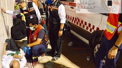 الهلال الأحمر السعودي يباشر 14 ألف حالة مرضية بين الحجاج «صور»