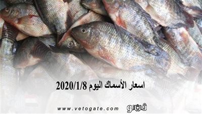 اسعار الأسماك اليوم 2020/1/8