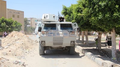 حملة أمنية بالتزامن مع قطع الشبكات بشمال سيناء