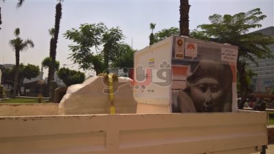 بالصور.. المتحف المصري الكبير يستقبل قطعا أثرية جديدة