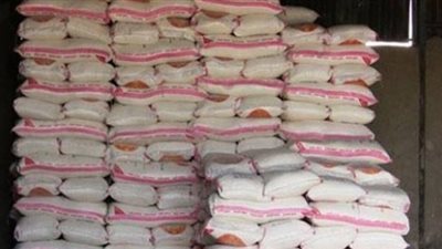 التحفظ على 82 طن أرز تمويني غير صالح للاستهلاك الآدمي بالمنيا