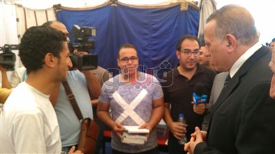 بالصور.. افتتاح معرض غرفة الجيزة لاستقبال المدارس