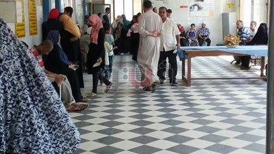 بالصور.. فحص 196 من مرضى السكر برمد بنها