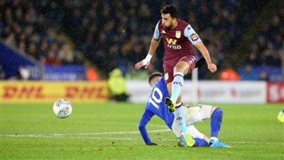 تريزيجيه يشارك في تعادل أستون فيلا مع ليستر سيتي 1/1 بكأس الرابطة | صور