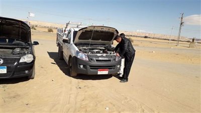 قوافل مرورية للمناطق النائية بالوادى الجديد 