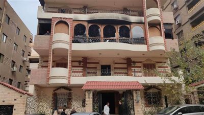 آثار تفحم محتويات فيلا والد إيهاب توفيق | فيديو