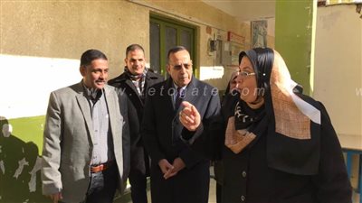 محافظ شمال سيناء يتفقد امتحانات نصف العام | صور