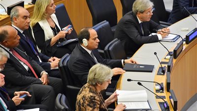 تفاصيل كلمة السيسي في اجتماع الأمم المتحدة بشأن ليبيا