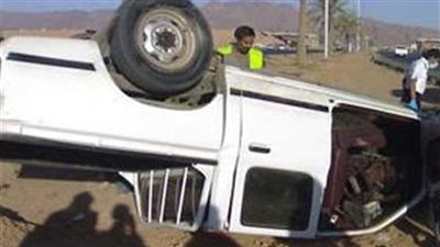 الصحة: وفاة مواطن وإصابة 15 في انقلاب سيارة بكفر الشيخ