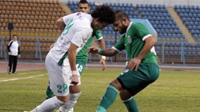 3 أهداف في 5 دقائق بمباراة المصري والاتحاد