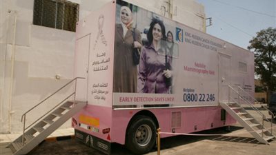 وحدات متنقلة للكشف المبكر عن سرطان الثدي في مطروح