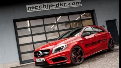 بالصور..mcchip-dkr ترفع قوة مرسيدس A45 AMG إلى 450 حصان