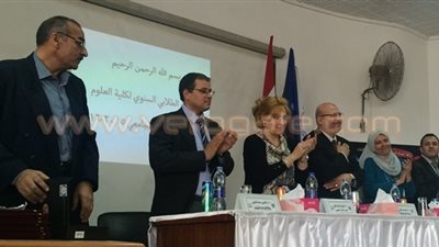 بالصور.. حفل استقبال الطلاب الجدد بـ «علوم دمنهور»