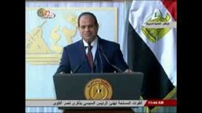 بالفيديو.. السيسي يؤدى التحية لأبطال حرب أكتوبر