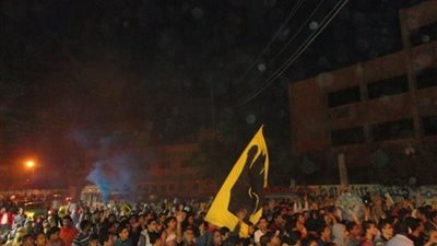 عناصر الإرهابية يفرون إلى الشوارع الجانبية بحلوان