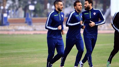 باسم وحفني وفتحي ورمزي يتألقون في تدريبات الزمالك في المغرب