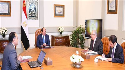 5  تكليفات من السيسي لوزير الزراعة بحضور مدبولي