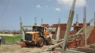 إزالة 35 حالة تعد على الأراضي الزراعية بالشرقية