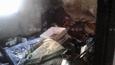 للعام الثالث على التوالي.. اشتعال النيران المجهولة فى منزل عامل نظافة بالدقهلية | صور