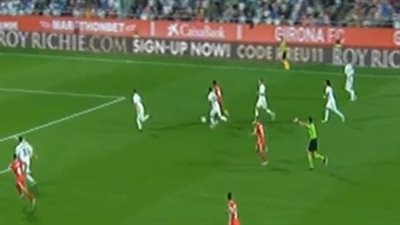 ريـال مدريد يتعادل أمام جيرونا 1/1 بالشوط الأول (فيديو)