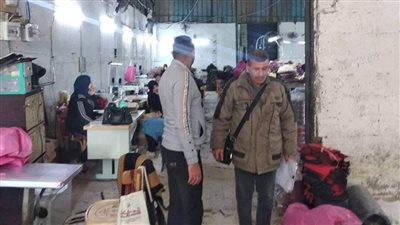 ضواحي بورسعيد يشن حملة مكبرة على المحال التجارية والمنشآت الصناعية | صور